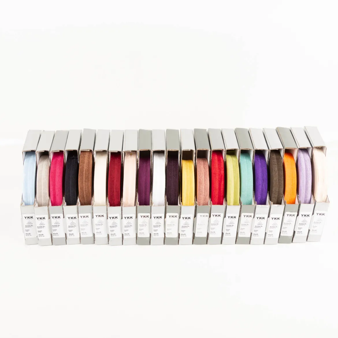 YKK elastisches Falzband / Falzgummi 20mm hochrot Meterware