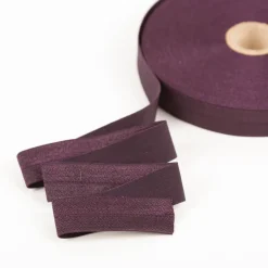 YKK elastisches Falzband / Falzgummi 20mm pflaume Meterware