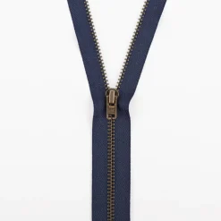 YKK Reißverschluss Metall antik gold nicht teilbar 3mm 14cm lang in versch. Farben