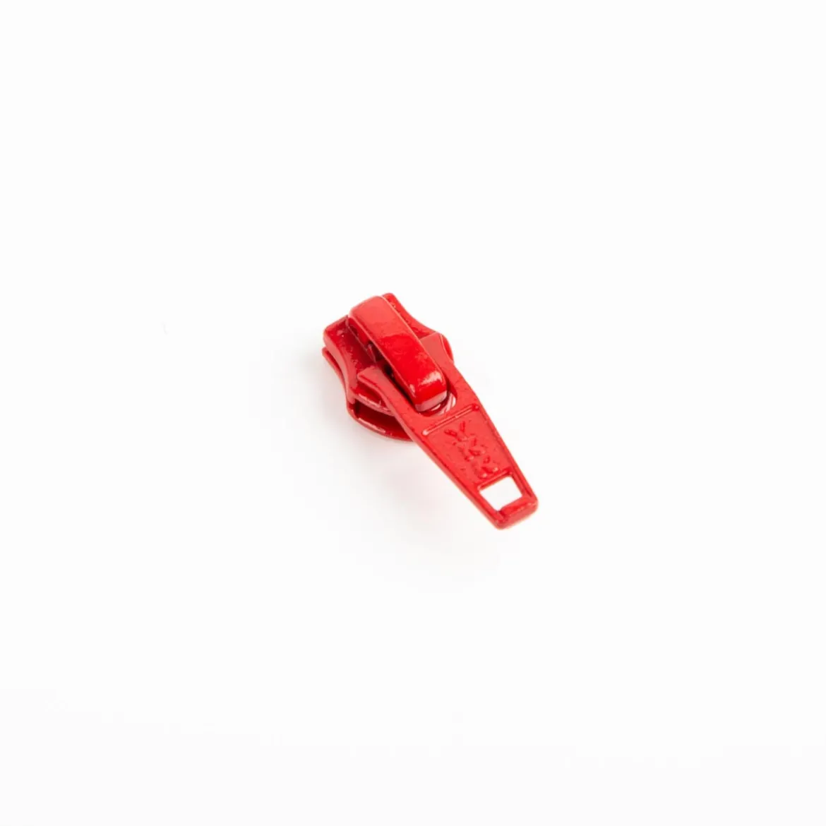 YKK Schieber für Reißverschluss Meterware Kunststoffspirale 5mm in 3cm Breite Rot 1 Stk