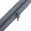 YKK Schieber Zipper für Reißverschluss Meterware Kunststoffspirale 5mm in 3cm Breite Grau 1 Stk