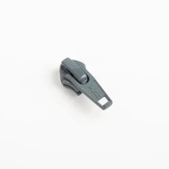 YKK Schieber Zipper für Reißverschluss Meterware Kunststoffspirale 5mm in 3cm Breite Grau 1 Stk