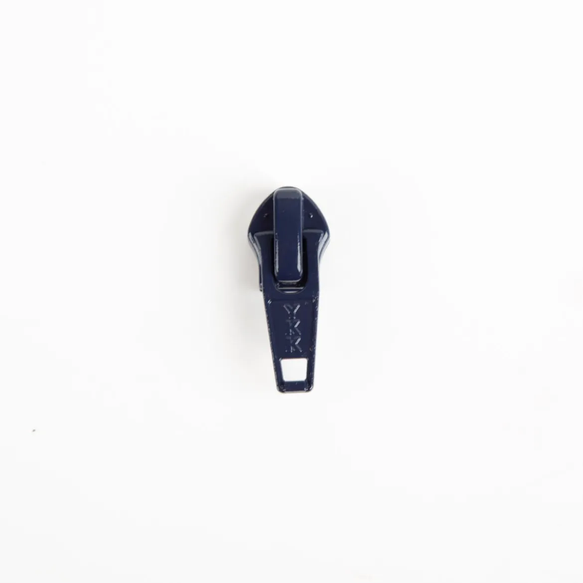 YKK Schieber Zipper für Reißverschluss Meterware Kunststoffspirale 5mm in 3cm Breite Dunkelblau 1 Stk