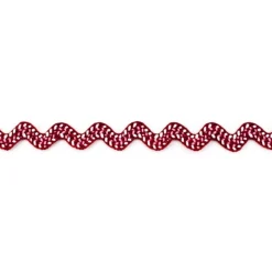 Zackenlitze Fantasie bordeaux 12mm