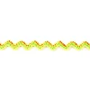 Zackenlitze Fantasie gelb 12mm