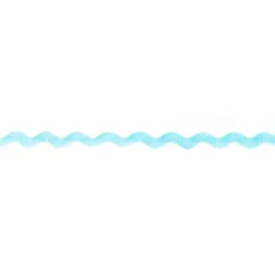 Zackenlitze hellblau breit 13mm