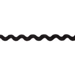 Zackenlitze schwarz breit 13mm