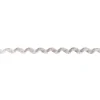 Zackenlitze silberfarbig breit 13mm
