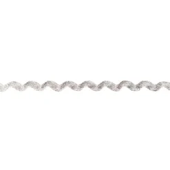 Zackenlitze silberfarbig breit 13mm