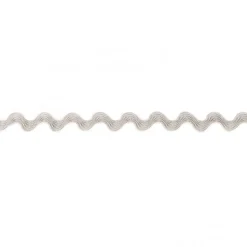 Zackenlitze Zierband grau Breite: 1cm