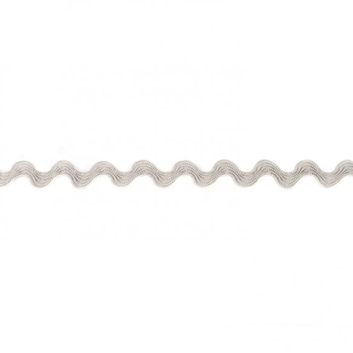 Zackenlitze Zierband grau Breite: 1cm