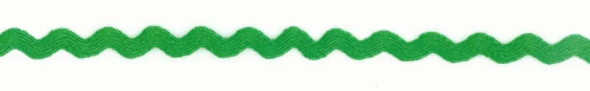 Zackenlitze Zierband grün Breite: 0,5cm