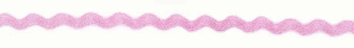 Zackenlitze Zierband rosa Breite: 0,5cm