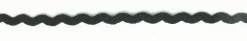 Zackenlitze Zierband schwarz Breite: 0,5cm