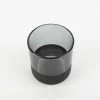 Zahnputzbecher aus Glas schwarz 8 x 9 cm von Boltze