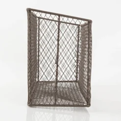 Zeitschriftenständer Ablagekorb Eisen braun in der Größe 33x12x17cm von Clayre & Eef