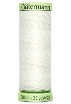Zierstichfaden Farbnr. 111 Gütermann 30 Meter/Spule Knopflochgarn Stickgarn