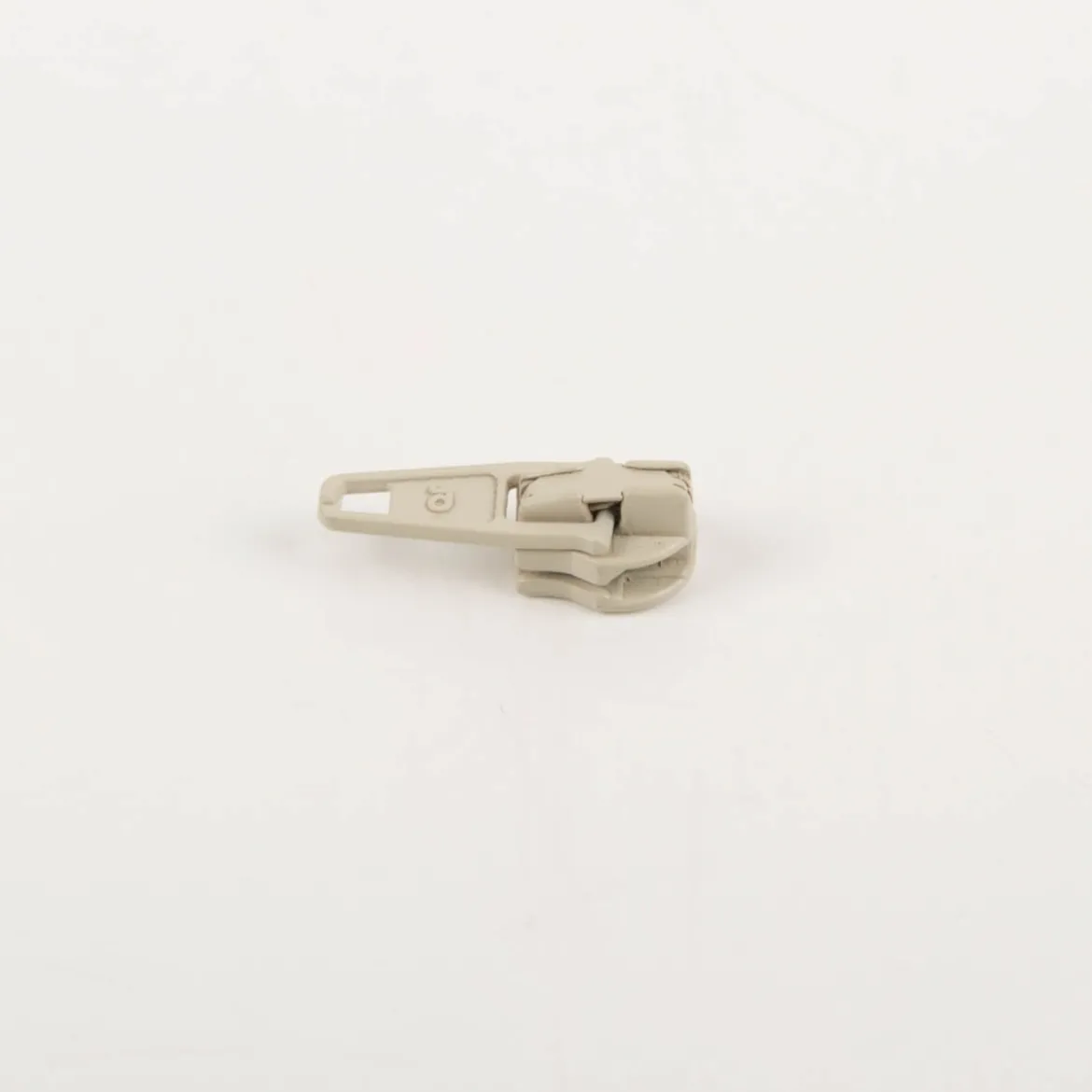 Zipper Beige lackiert Feinzinkdruckguss für Reißverschluss 25mm