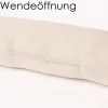 Zugluftstopper Leinenlook Basic Dot Pünktchen natur weiß verschiedene Größen von SCHÖNER LEBEN.